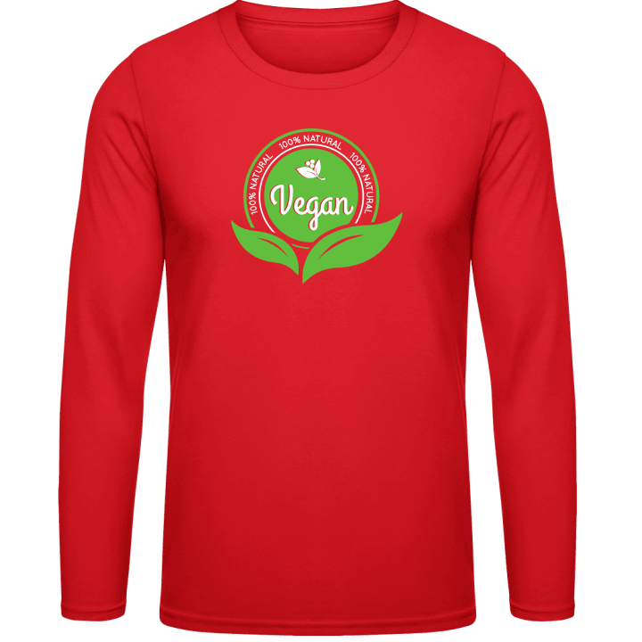 Vegan 100 Percent Natural Shirt met lange mouwen contain pic