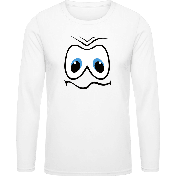 Character Smiley Face Langarmshirt contain pic