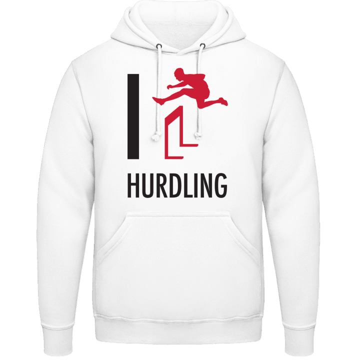 I Love Hurdling Hoodie contain pic