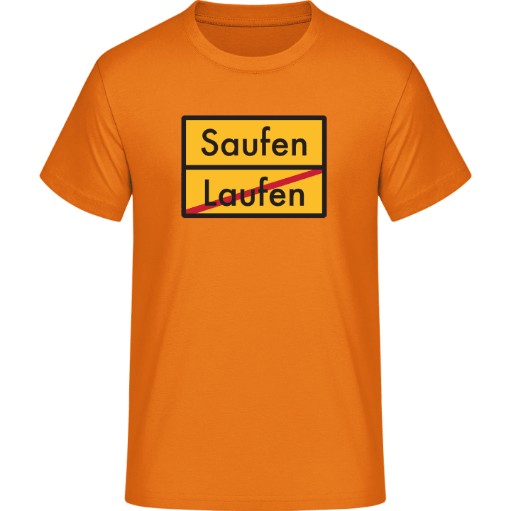 Laufen Saufen T-Shirt contain pic