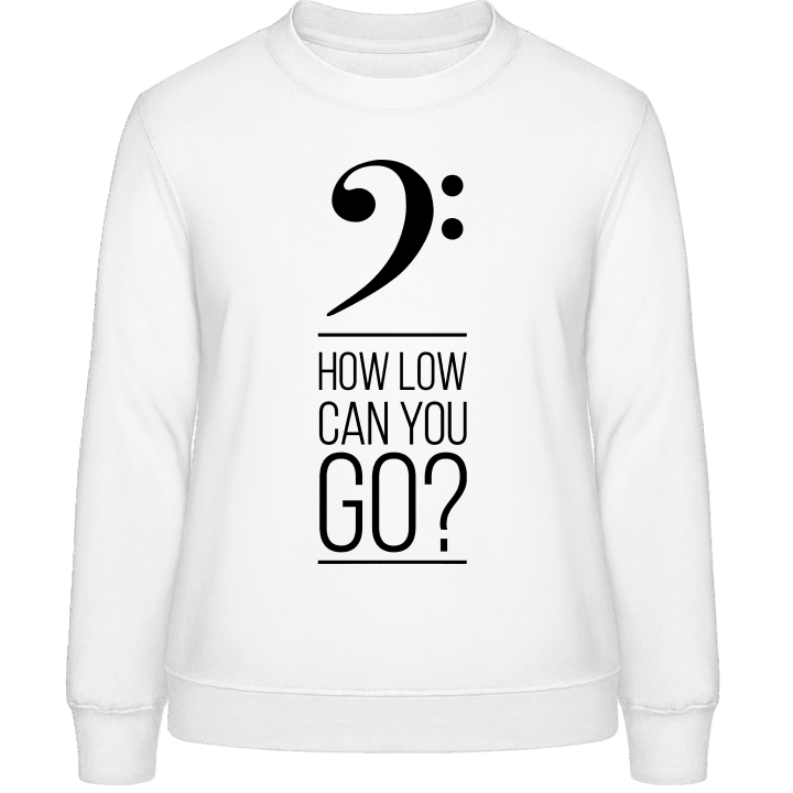 Bass How Low Can You Go Sweat-shirt pour femme contain pic