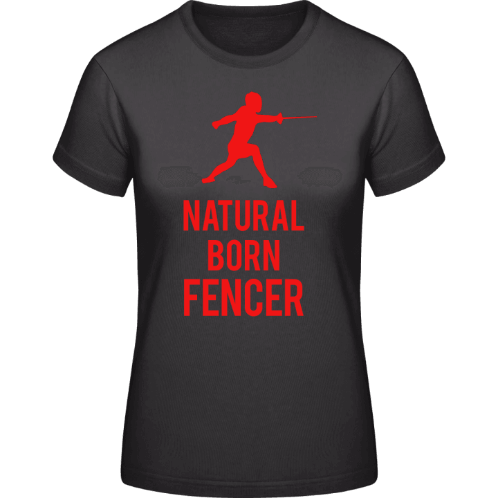 Natural Born Fencer Frauen T-Shirt contain pic