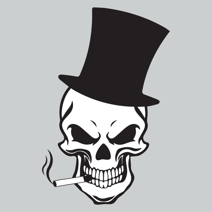 Smoking Skull Long Sleeve Shirt 0 image