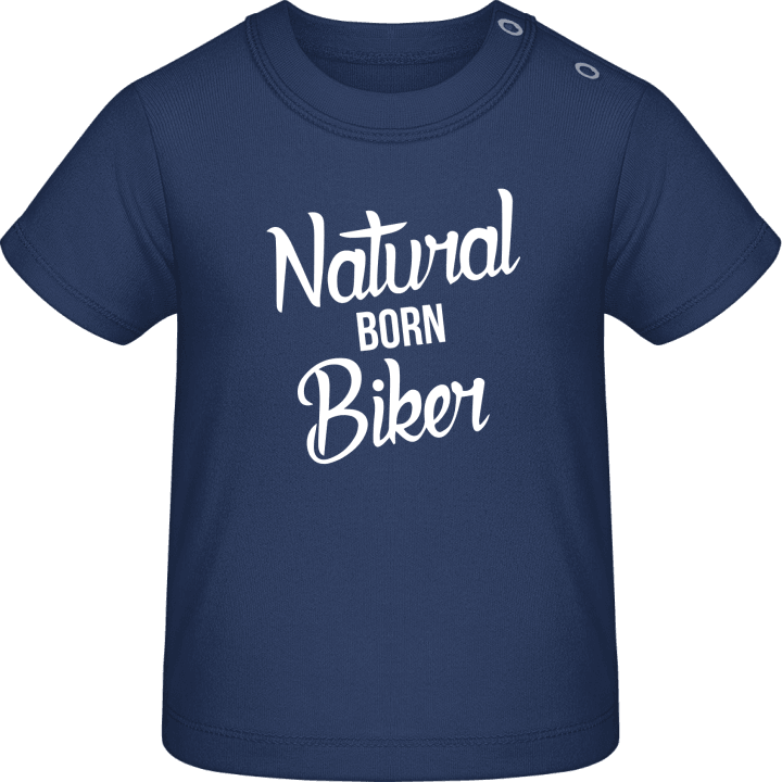 Natural Born Biker Text Baby T-Shirt 0 image