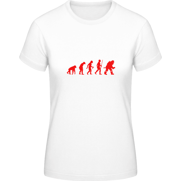 Firefighter Evolution T-skjorte for kvinner contain pic