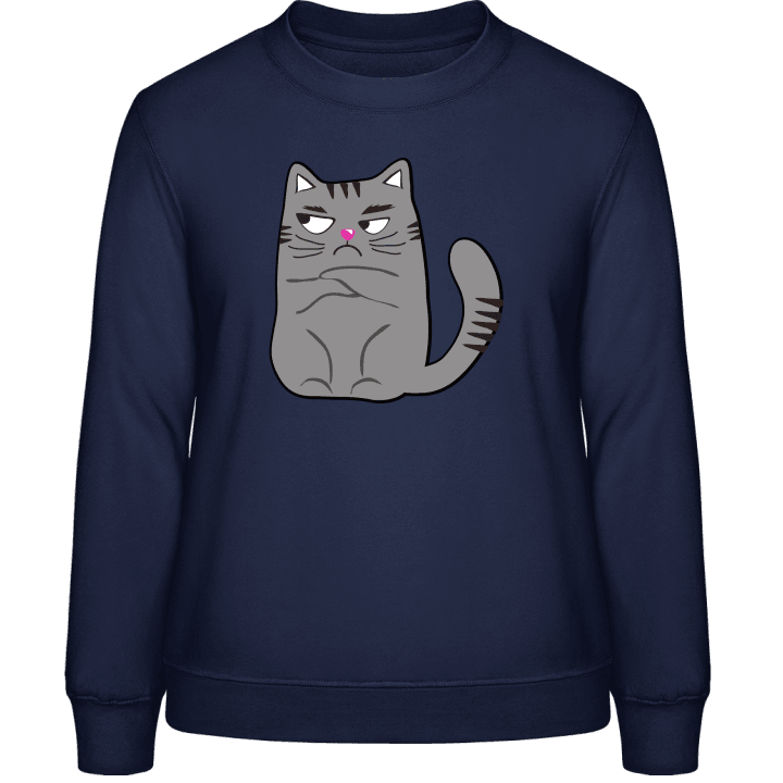 Fat Cat Comic Sweatshirt för kvinnor 0 image