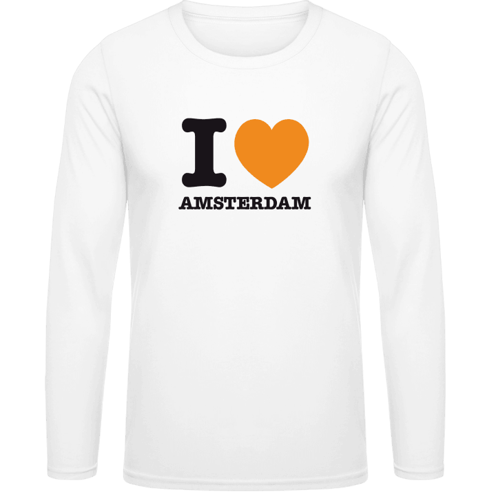 I Love Amsterdam Long Sleeve Shirt contain pic