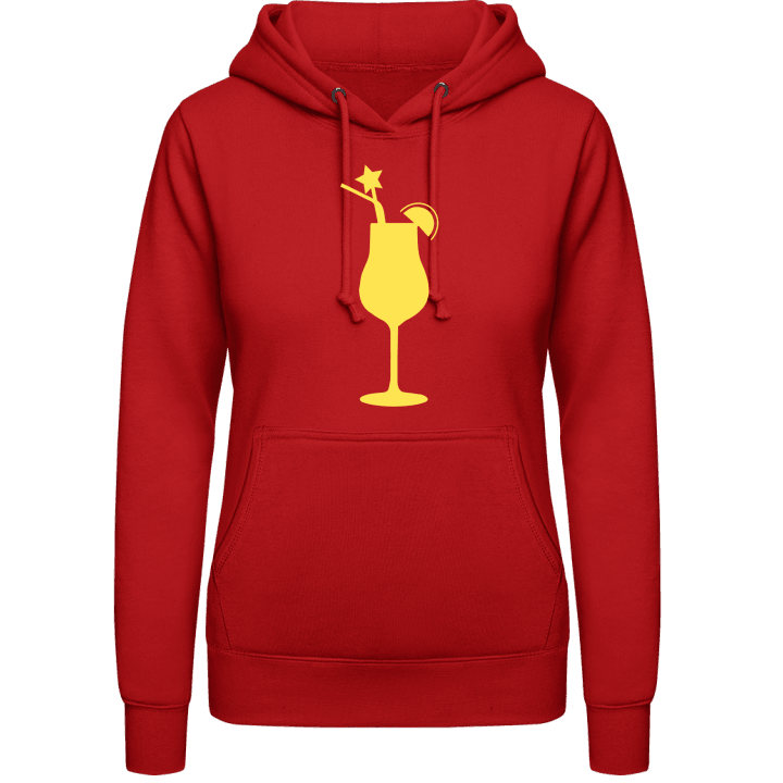 Cocktail Silhouette Women Hoodie contain pic