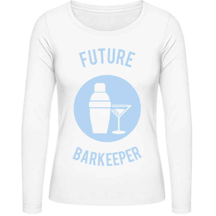 Future Barkeeper Frauen Langarmshirt contain pic