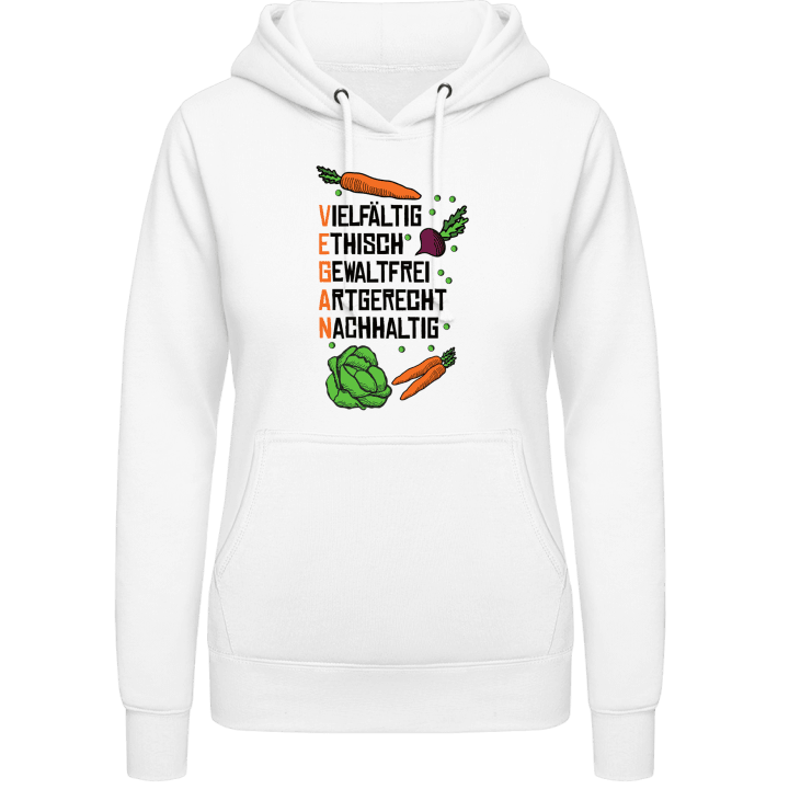 Vegan Definition Vrouwen Hoodie contain pic