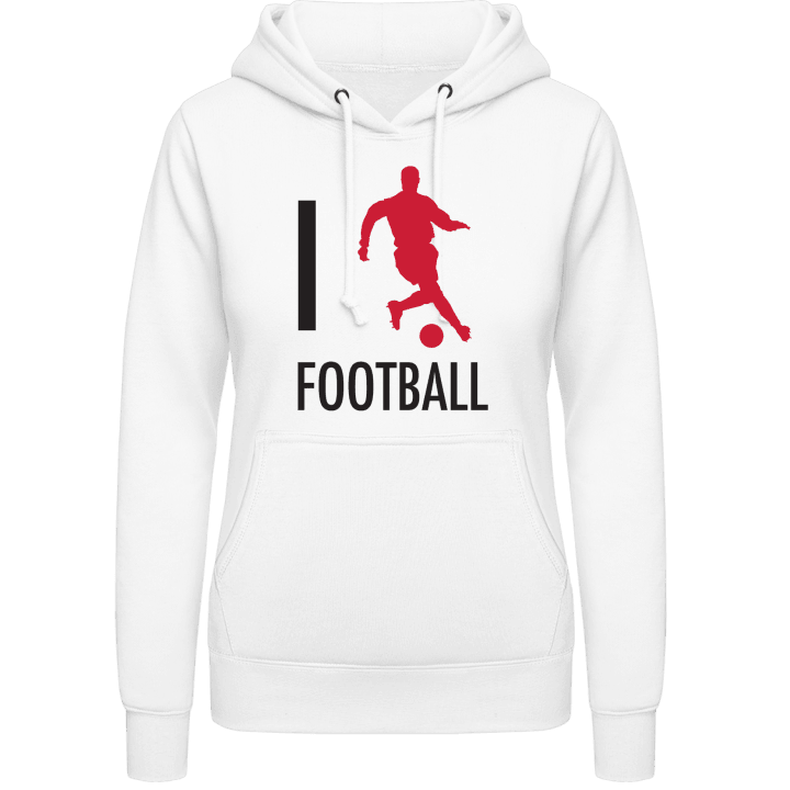 I Heart Football Vrouwen Hoodie contain pic
