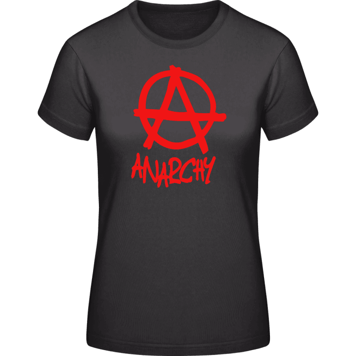Anarchy Symbol T-skjorte for kvinner contain pic