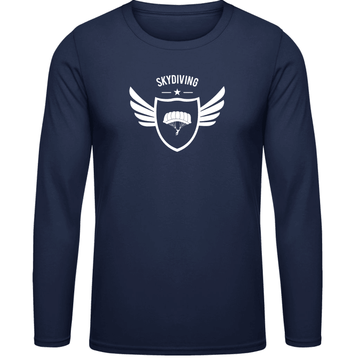 Skydiving Winged Long Sleeve Shirt contain pic