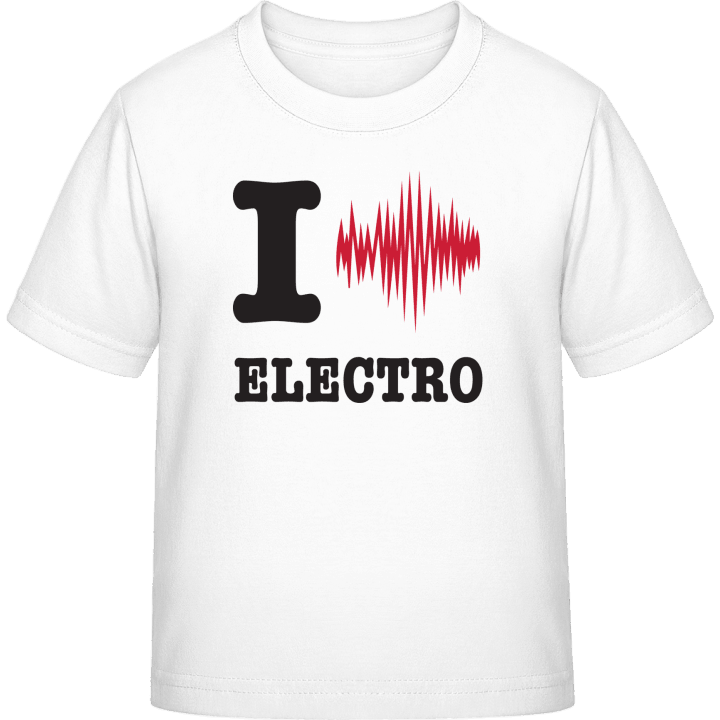 I Love Electro T-skjorte for barn contain pic