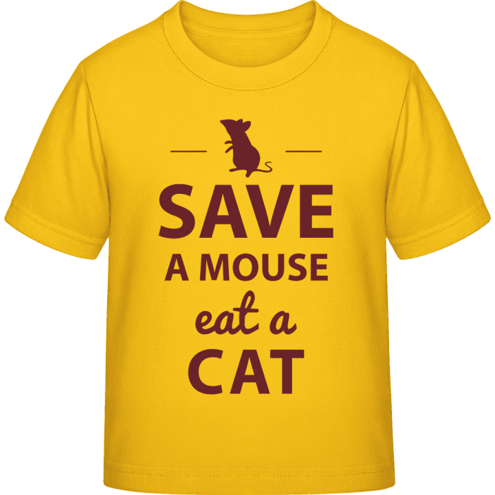 Save A Mouse Eat A Cat T-skjorte for barn 0 image
