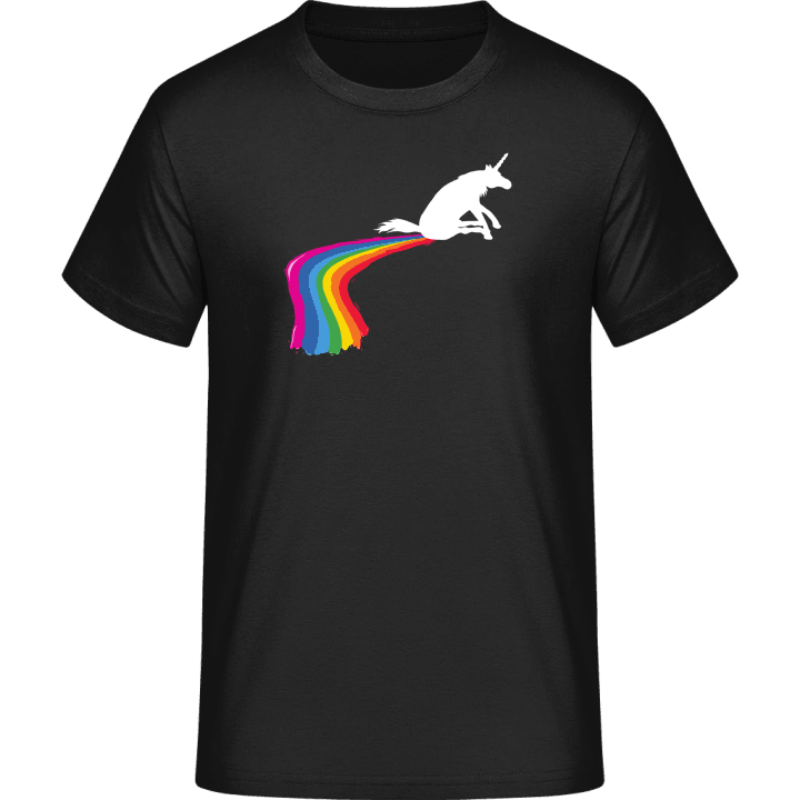 Unicorn Pooping A Rainbow  T-Shirt 0 image