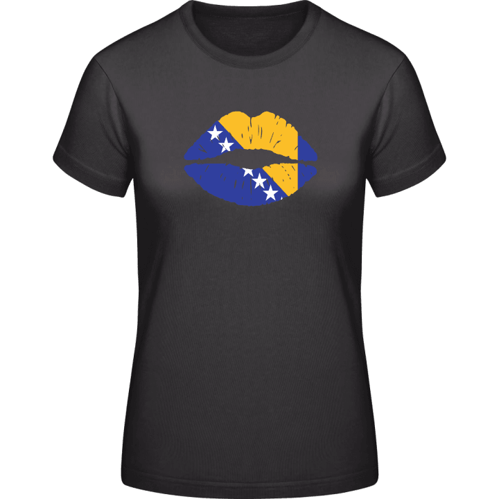 Bosnia-Herzigowina Kiss Flag T-skjorte for kvinner 0 image