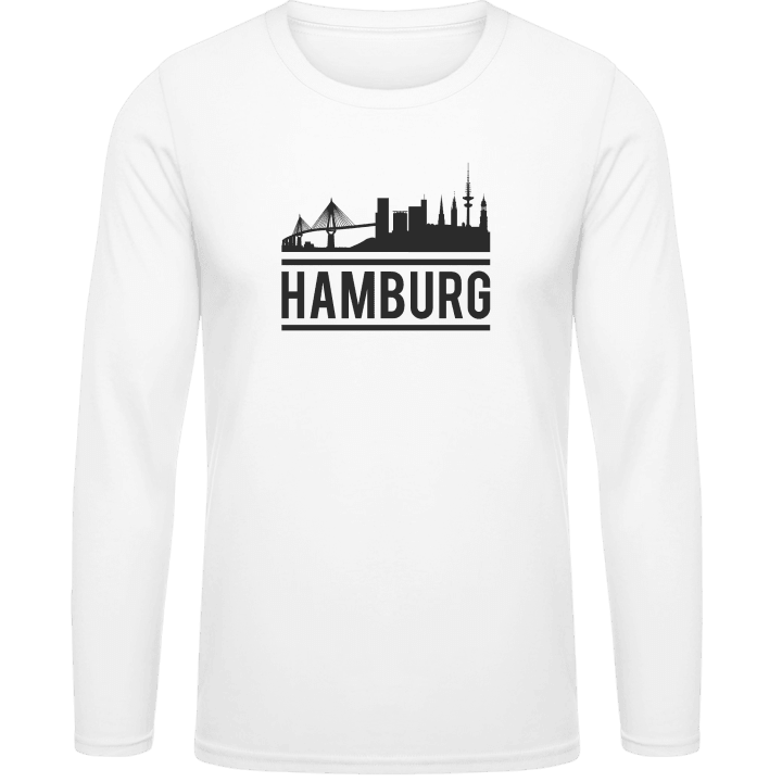 Hamburg City Skyline Langermet skjorte contain pic