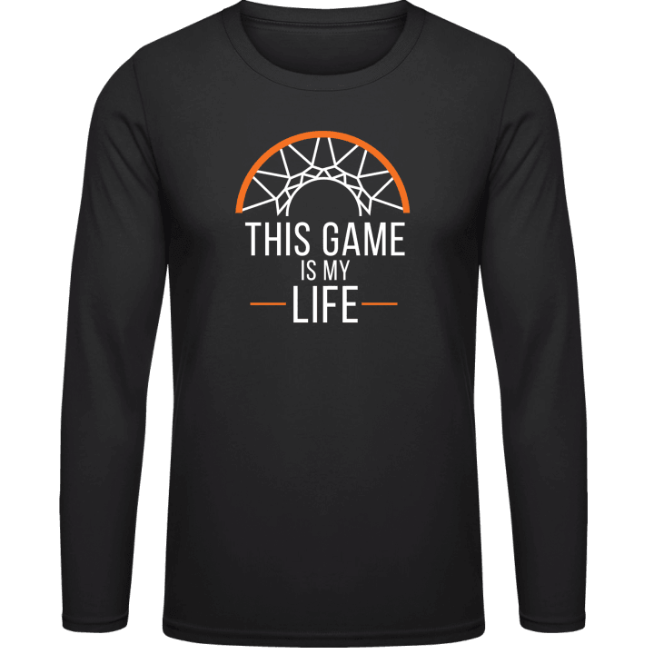 This Game Is My Life Basketball Shirt met lange mouwen 0 image