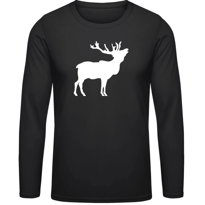 Stag Deer Illustration T-shirt à manches longues 0 image