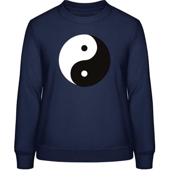 Yin Yang Philosophy Frauen Sweatshirt contain pic