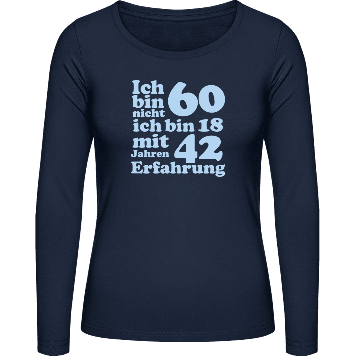 60ster Geburtstag Kvinnor långärmad skjorta 0 image