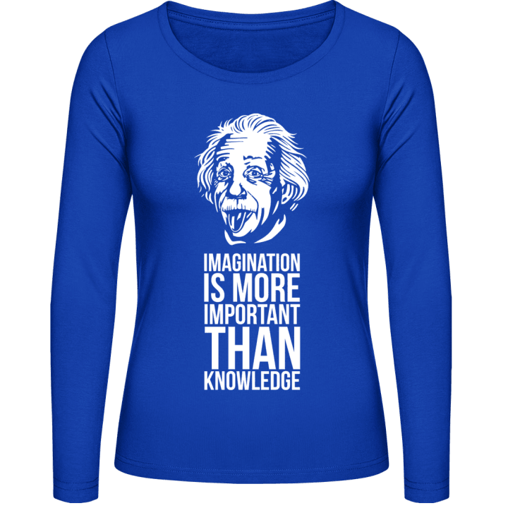 Imagination vs Knowledge Kvinnor långärmad skjorta 0 image