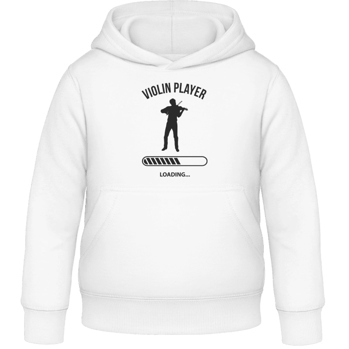 Violin Player Loading Kids Hoodie contain pic