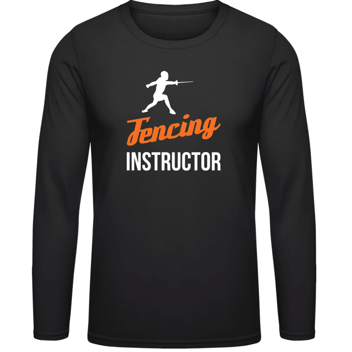 Fencing Instructor Langarmshirt contain pic