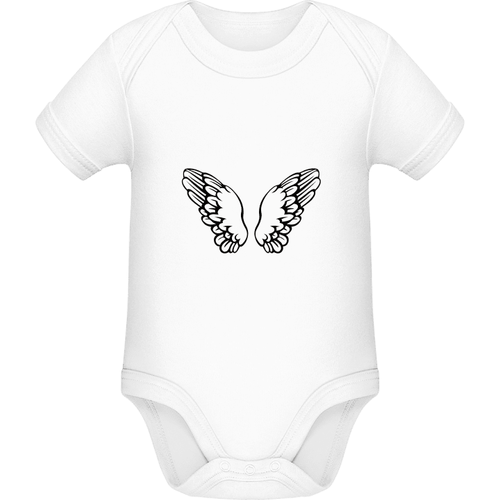 Cute Angel Wings Baby romper kostym contain pic