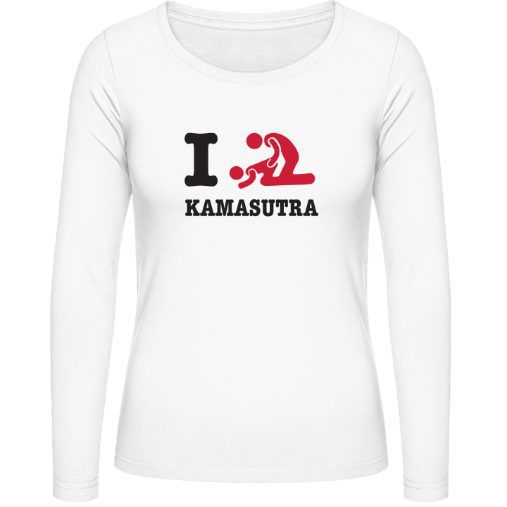I Love Kamasutra Langermet skjorte for kvinner contain pic