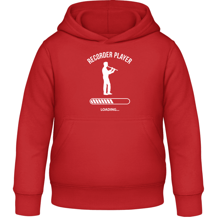 Recorder Player Loading Kids Hoodie contain pic