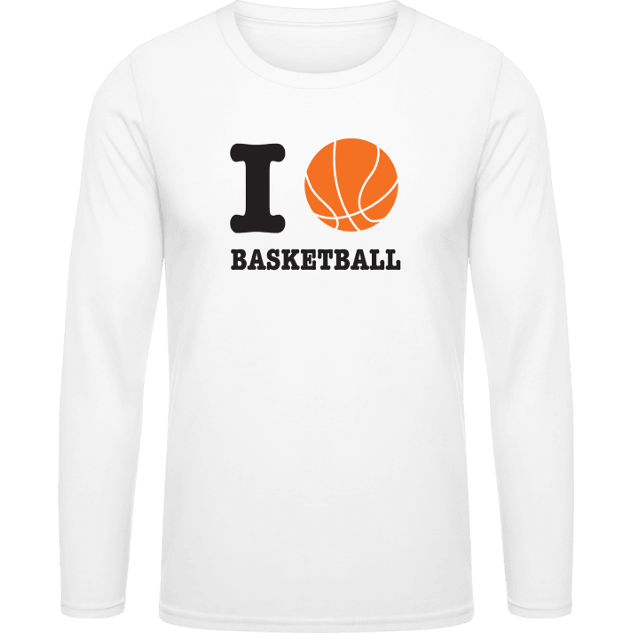Basketball Love Shirt met lange mouwen contain pic