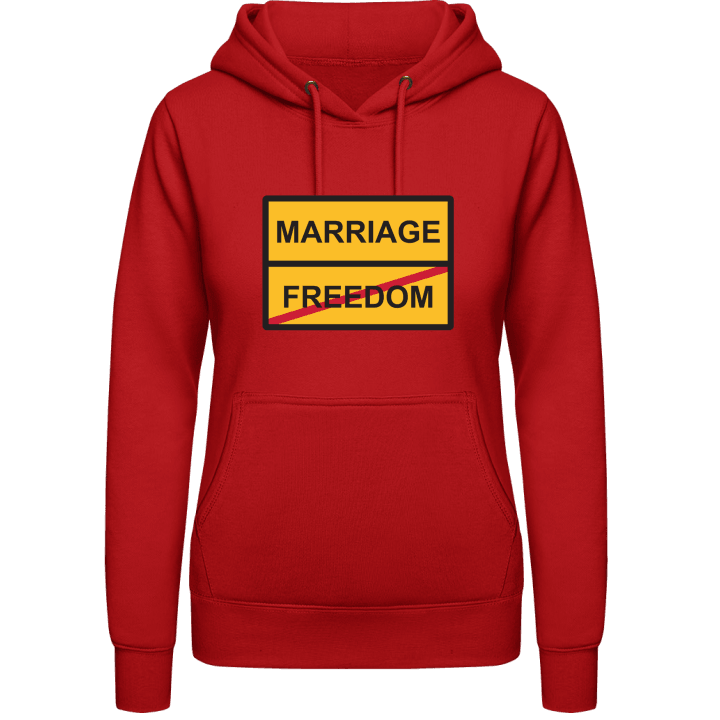 Marriage Freedom Sweat à capuche pour femme contain pic