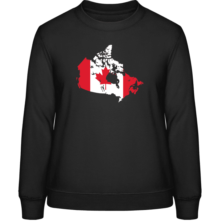 Canada Map Sweatshirt för kvinnor contain pic