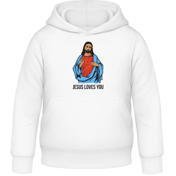 Jesus Loves You Barn Hoodie contain pic