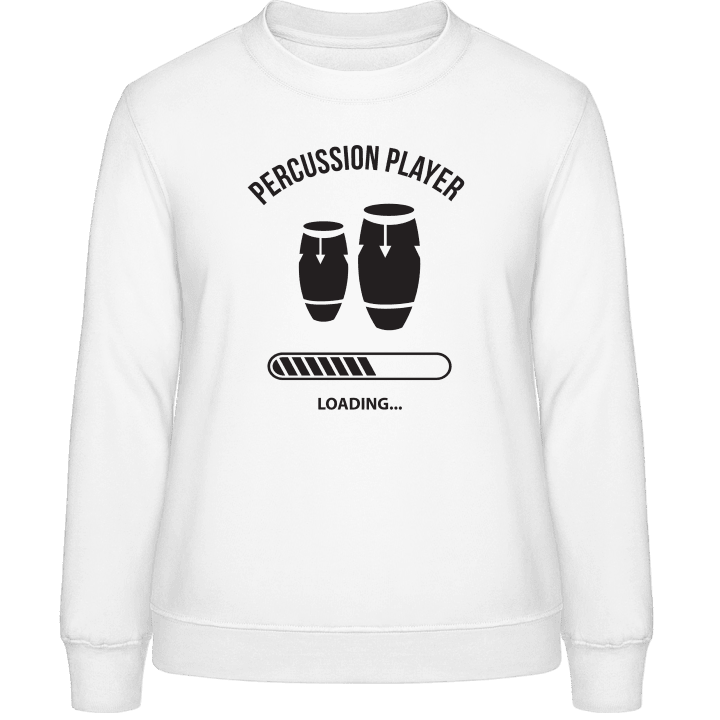 Percussion Player Loading Sweatshirt för kvinnor contain pic