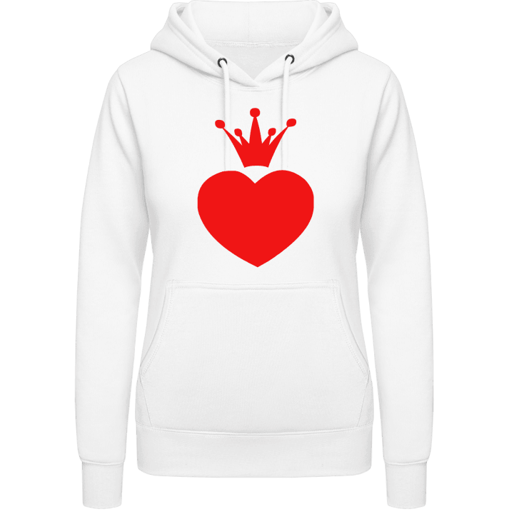Heart With Crown Vrouwen Hoodie contain pic