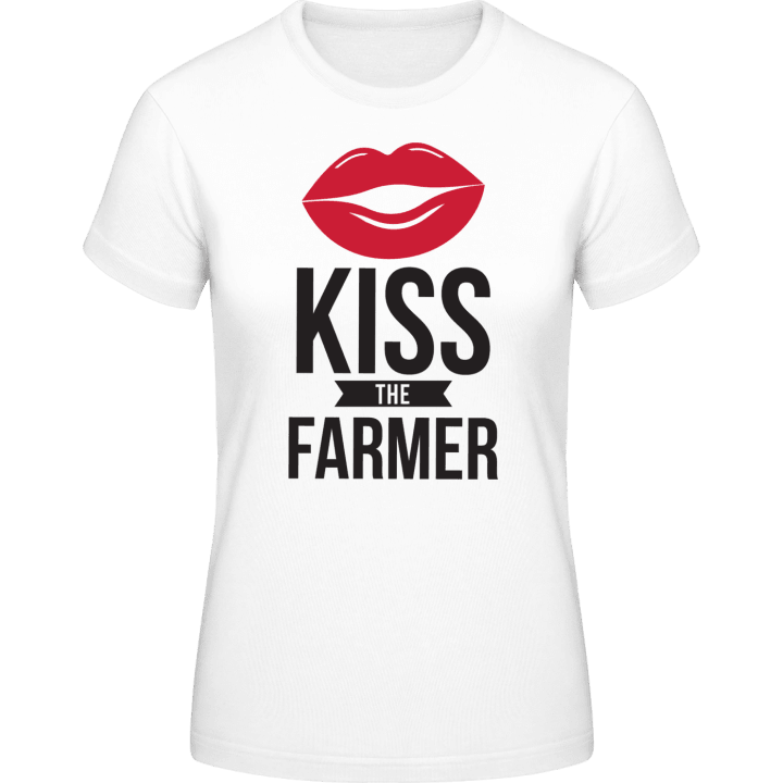 Kiss The Farmer T-skjorte for kvinner contain pic