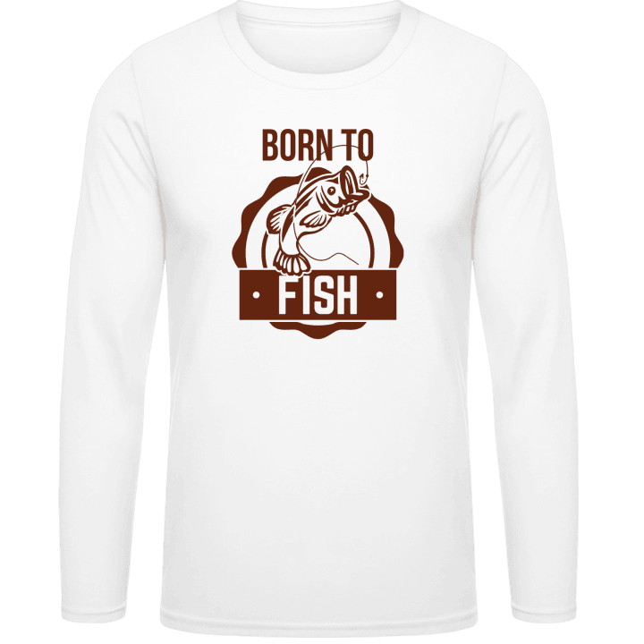 Born To Fish Logo Langarmshirt 0 image