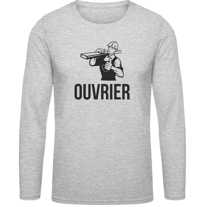 Ouvrier Silhouette Shirt met lange mouwen contain pic