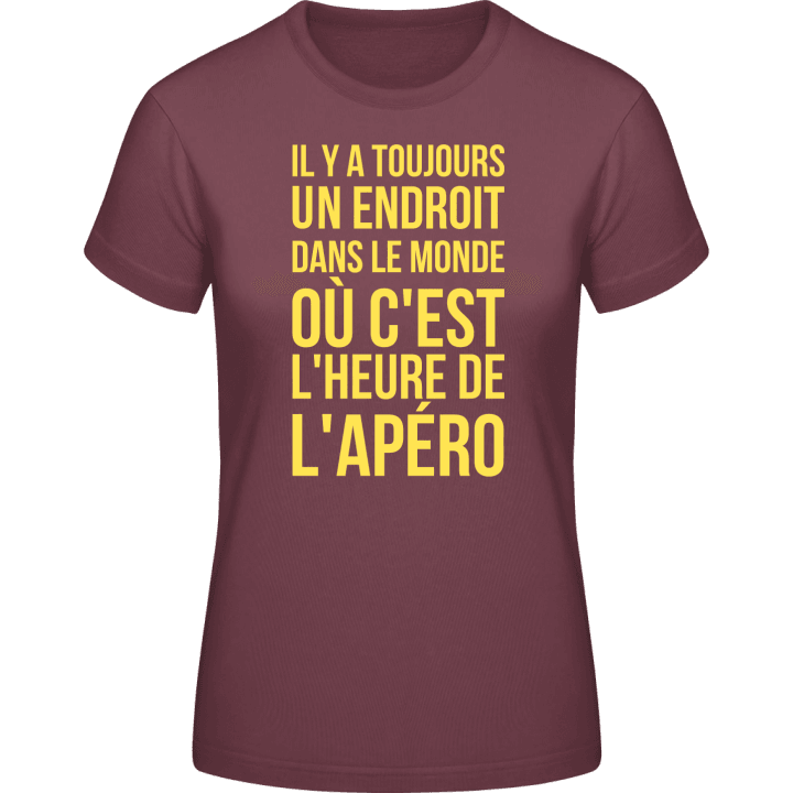 Il Y A Toujours Un Endroit Dans T-shirt för kvinnor contain pic