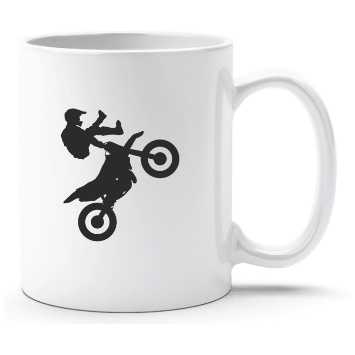 Motocross Silhouette Taza contain pic