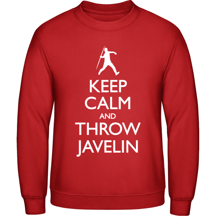 Keep Calm And Throw Javelin Sweatshirt contain pic