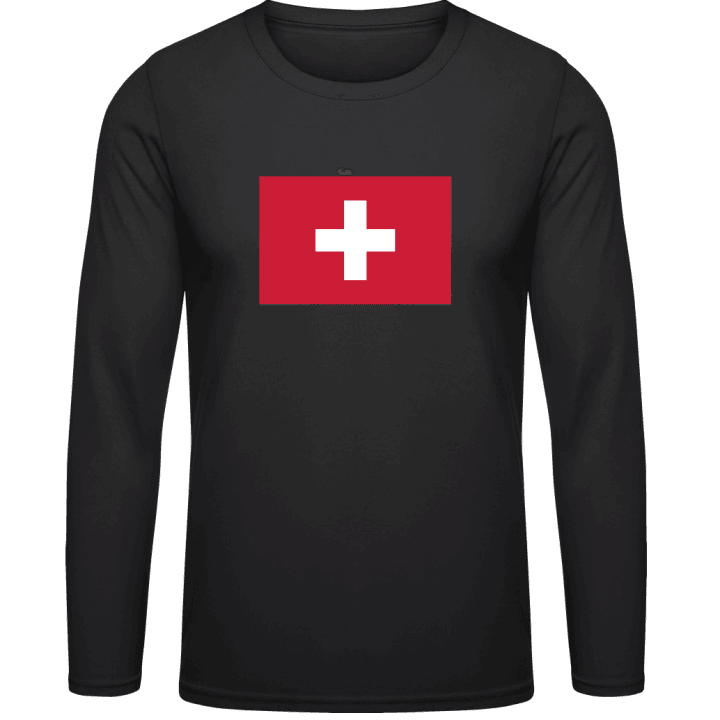 Swiss Flag Shirt met lange mouwen contain pic