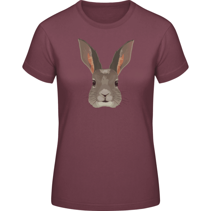 Hasen Kaninchen Kopf Realistisch Frauen T-Shirt 0 image