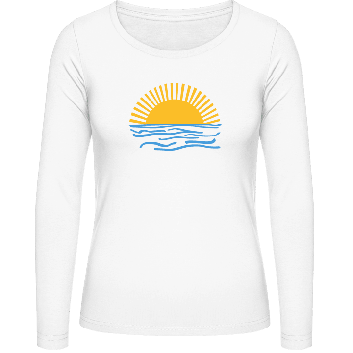 Sunset Langermet skjorte for kvinner contain pic