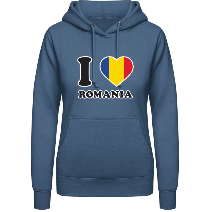 I Love Romania Frauen Kapuzenpulli 0 image