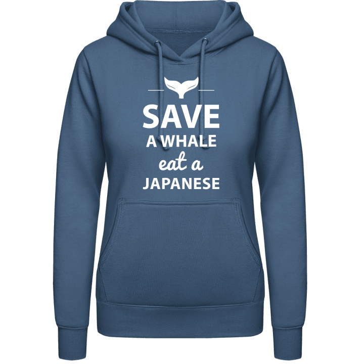 Save A Whale Eat A Japanese Vrouwen Hoodie 0 image