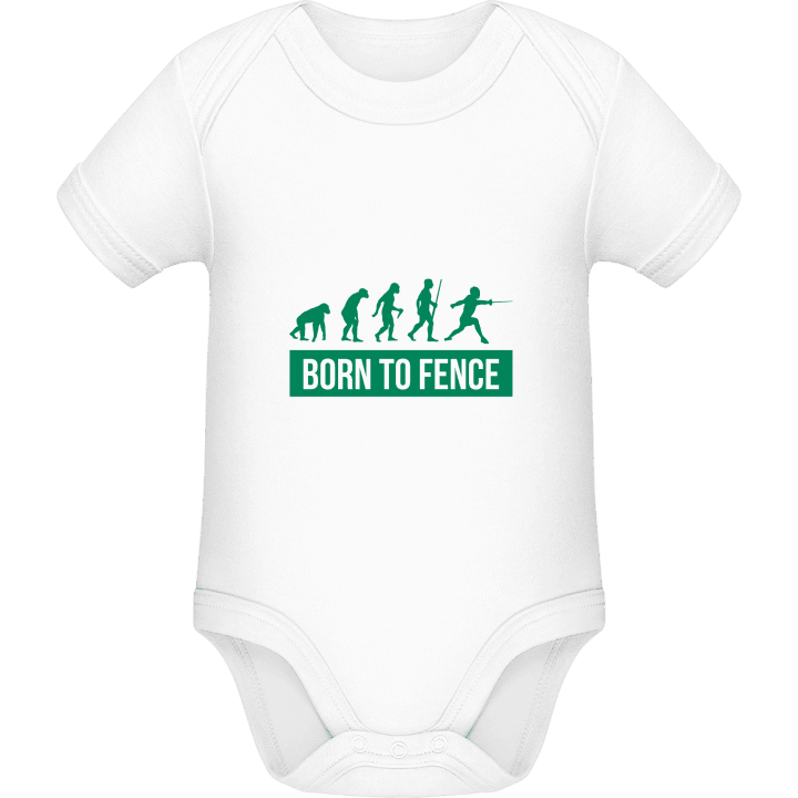 Born To Fence Baby romperdress contain pic